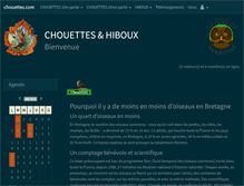 Tablet Screenshot of chouettes.com
